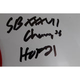 John Lynch Autographed Tampa Bay Buccaneers Pro TB Helmet 2 Insc. Beckett 49967