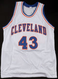 Brad Daugherty Signed Cleveland Cavaliers Jersey (JSA) 1986 #1 Overall Draft Pck