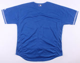 Toronto Blue Jays Majestic Jersey Signed by (13) with Devon White, 12 others