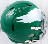 Harold Carmichael Signed F/S Eagles 74-95 Speed Helmet w/HOF All Decade-BAW Holo