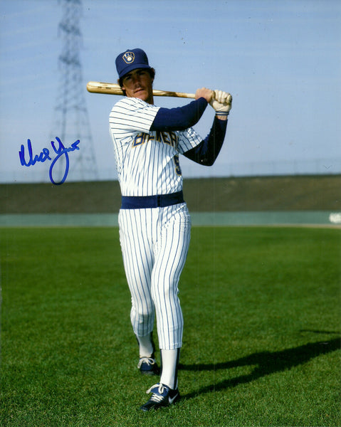 Brewers NED YOST Signed 8x10 Photo #2 AUTO - Catcher '80-83 - 1982 World Series