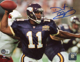 Daunte Culpepper Signed Minnesota Vikings 8x10 Photo Beckett 40648