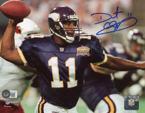 Daunte Culpepper Signed Minnesota Vikings 8x10 Photo Beckett 40648