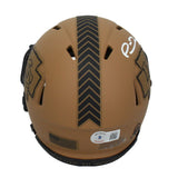 Patrick Mahomes Autographed Chiefs 2023 STS Mini Speed Helmet Beckett