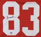 Renaldo Nehemiah Signed San Francisco 49ers Jersey (RSA Holo) W.R. / Track Star