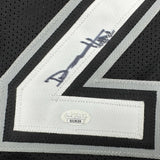 Autographed/Signed Dylan Harper San Antonio Black Basketball Jersey JSA COA