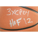 Ralph Sampson Autographed Houston Rockets Wilson Basketball Beckett 59175