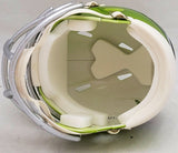 LARGENT & ZORN AUTOGRAPHED SEAHAWKS FLASH GREEN SPEED MINI HELMET MCS 211062