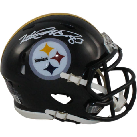 Heath Miller Autographed Pittsburgh Steelers Mini Helmet Beckett Witness 55047