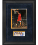 ZION WILLIAMSON Autographed Pelicans "Debut" Official Ticket Collage FANATICS