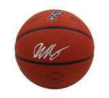 Victor Wembanyama Signed San Antonio Spurs Wilson Team Logo NBA Basketball