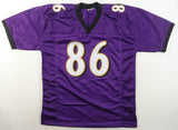 Todd Heap Signed Baltimore Ravens Jersey Inscribed "Ring of Honor" (Beckett) T.E