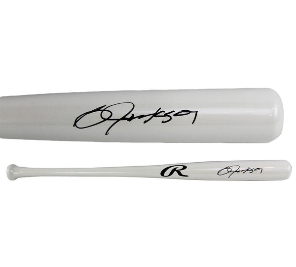 Bo Jackson Signed Kansas City Royals Rawlings White Chrome MLB Bat