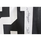 Eric Allen Autographed Pro Style Size XL Black Jersey Beckett Witness 50953