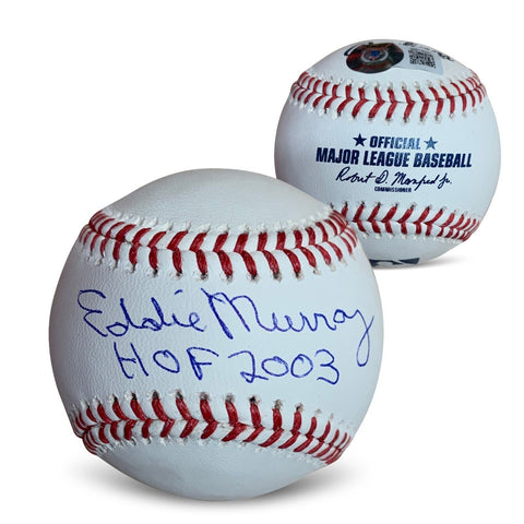 Eddie Murray Autographed MLB Signed Hall of Fame HOF 2003 Baseball Beckett COA