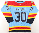 Spencer Knight Signed Florida Panthers Jersey (JSA COA) 2024 Stanley Cup Champ