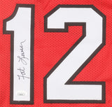 Lafayette Fat Lever Signed Portland Trail Blazers Red Jersey (JSA) 2xAll Star