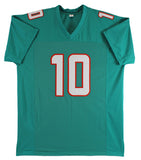 Tyreek Hill Authentic Signed Teal Pro Style Jersey Autographed BAS Witnessed