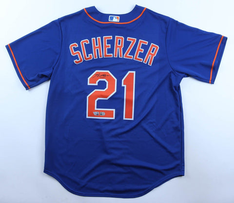 Max Scherzer Signed New York Mets Nike MLB Authentic Jersey (Fanatics & MLB)