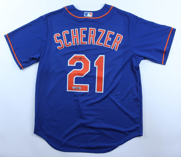 Max Scherzer Signed New York Mets Nike MLB Authentic Jersey (Fanatics & MLB)