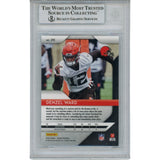 Denzel Ward Autographed/Signed 2018 Prizm Trading Card Slab Beckett 31395