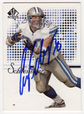 Cory Schlesinger Signed Detroit Lions 2002 SP Authentic Card #84 -(SCHWARTZ COA)