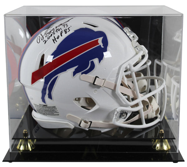 Bills O.J. Simpson "2x Insc" Signed F/S Speed Proline Helmet w/ Case J Super Sports Center Bills O.J. Simpson "2x Insc" Signed F/S Speed Proline Helmet w/ Case J Super Sports Center