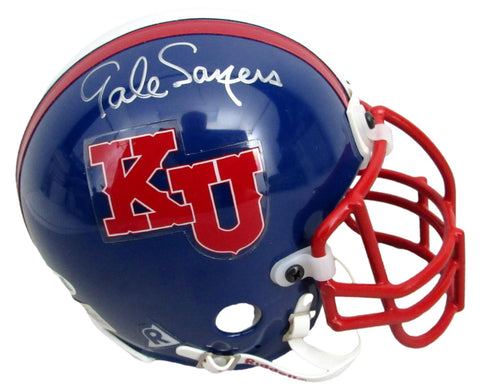 Gale Sayers HOF KU Signed/Inscribed Authentic Mini Football Helmet JSA 212666