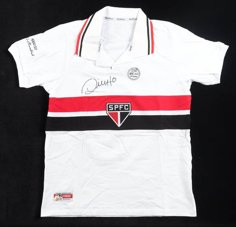Dinho Signed Sao Paulo Brazil FC Jersey (Beckett) aka Edi Wilson Jose dos Santos