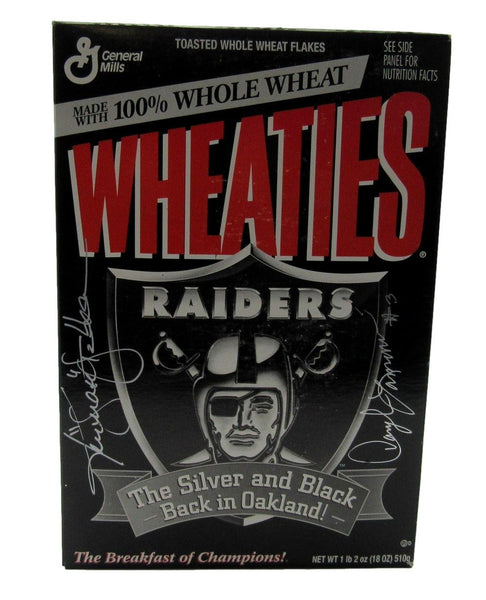 Ken Stabler/Daryle Lamonica Dual-Signed/Autographed Wheaties Box JSA 204893