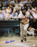 Braves HANK HENRY AARON Signed 16x20 AUTO Photo #24 AUTO ~ HOF '82 '57 MVP JSA