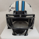 XAVIER LEGETTE SIGNED CAROLINA PANTHERS LUNAR ECLIPSE SPEED MINI HELMET BECKETT
