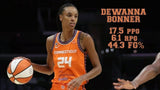 DeWanna Bonner Signed Connecticut Sun WNBA Basketball Nike Jersey /PSA/ 2xChamp