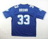 Eliel Swinton "Wendell Brown"Signed Canaan Coyotes Jersey Varsity Blues /Beckett