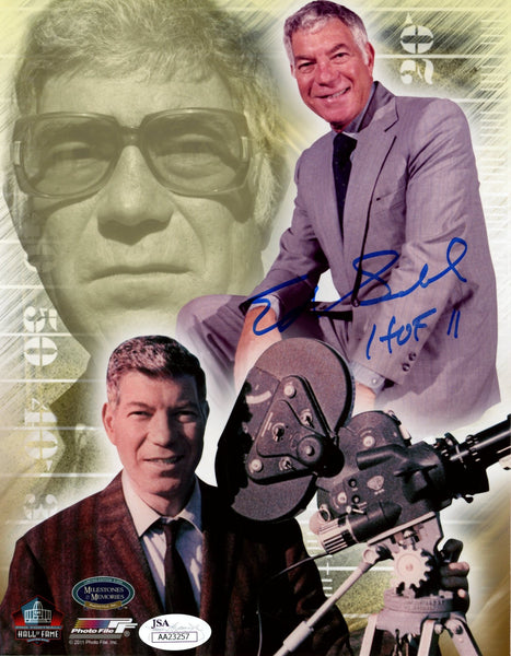 Ed Sabol Autographed/Signed NFL Films Dry Mounted 7x9 Photo JSA 55131