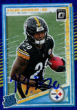 Kaleb Johnson Autographed 2025 Donruss Optic Blue Scope #232 Card Beckett 57016