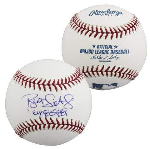 Royals Bret Saberhagen "CY 85 & 89" Authentic Signed OML Baseball BAS #BV01115