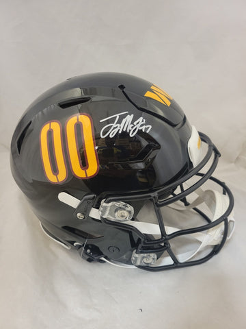 TERRY MCLAURIN SIGNED WASHINGTON ALT SPEEDFLEX AUTHENTIC HELMET BECKETT QR