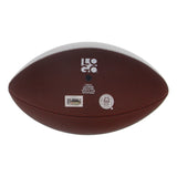 Jaylen Harrell Signed Michigan Wolverines Logo Football (Schwartz) Titans L.B.