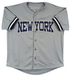 Hideki Matsui Authentic Signed Grey Pro Style Jersey Autographed BAS Witnessed