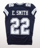 Emmitt Smith Signed Dallas Cowboys Pro Cut Jersey (Beckett) 3xSuper Bowl Champ