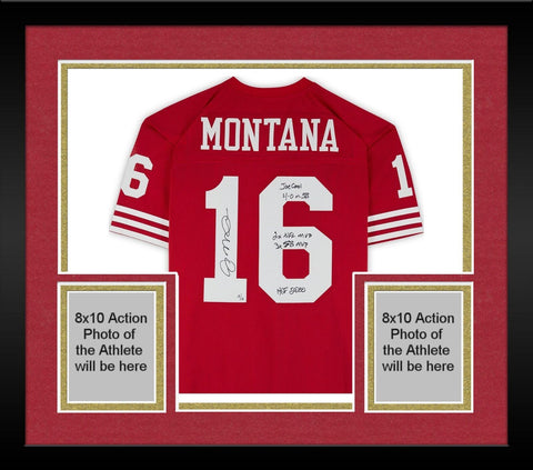 Signed Joe Montana 49ers Jersey