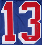 Kevin Hayes Signed Rangers Jersey (Beckett COA) Playing career 2014-present