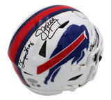 Jim Kelly, Andre Reed,Thurman Thomas Signed Buffalo Bills Speed Flex Midi Helmet