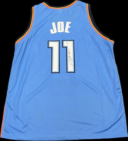 Isaiah Joe Signed Jersey PSA Oklahoma City Thunder Autographed