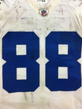 Cowboys Dez Bryant Game Worn White Reebok Road Jersey 12/4/2011 Photo Matched