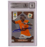 Didier Drogba Signed 2014 Panini Prizm World Cup #60 - PSA 10 Autograph