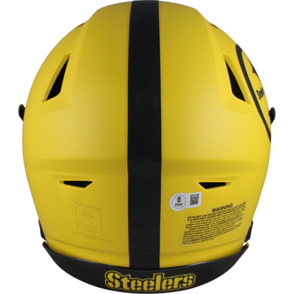 Troy Polamalu Signed Pittsburgh Steelers Rave SpeedFlex Helmet Beckett ...