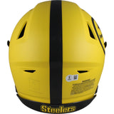 Troy Polamalu Signed Pittsburgh Steelers Rave SpeedFlex Helmet Beckett 50274