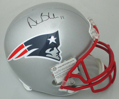 Patriots Quarterback DREW BLEDSOE Signed Full Size Riddell Replica Helmet AUTO